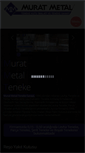 Mobile Screenshot of muratmetalteneke.com